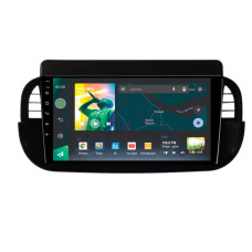 Штатная магнитола Sigma X9464 4+64 Gb Fiat 500 2007-2015 Black 9"