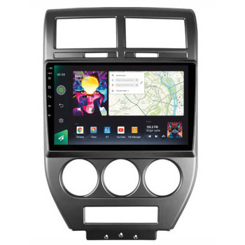 Штатна магнітола Sigma Pro 10464 4+64 Gb Jeep Compass 1 MK 2006-2010 10"