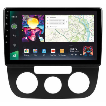 Штатна магнітола Sigma Pro 10464 4+64 Gb Volkswagen Jetta 5 2005-2010 (F1) 10"