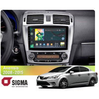 Штатная магнитола Sigma X9232 2+32 Gb Toyota Avensis 3 2008-2015 (F1) 9"