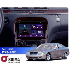 Штатная магнитола Sigma E9232 2+32 Gb Mercedes-Benz S-Class W220 1998-2005 9"