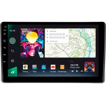 Штатна магнітола Sigma Pro 9464 4+64 Gb Mitsubishi L200 5 2018-2020 (F1) 9"