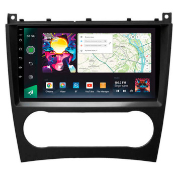 Штатна магнітола Sigma Pro 9464 4+64 Gb Mercedes-Benz C-Class W203 CL203 C209 A209 2004-2011 9"