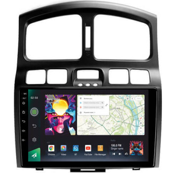 Штатна магнітола Sigma Pro 9464 4+64 Gb Hyundai Santa Fe SM 2000-2012, JAC S1 (Rein) 1 2007-2013 9"