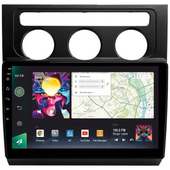 Штатна магнітола Sigma Pro 10464 4+64 Gb Volkswagen Touran 1 2003-2010 (F2) 10"