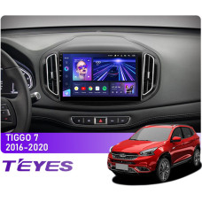 Штатная магнитола Teyes CC3 6+128 Gb 360° Chery Tiggo 7 1 2016-2020 (F2) 10"