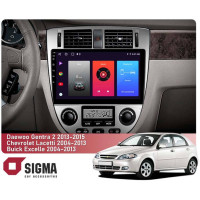 Штатная магнитола Sigma F10216 2+32 Gb Chevrolet Lacetti J200/Buick Excelle Hrv 2004-2013/Daewoo Gentra 2 2013-2015 (F2) 10"