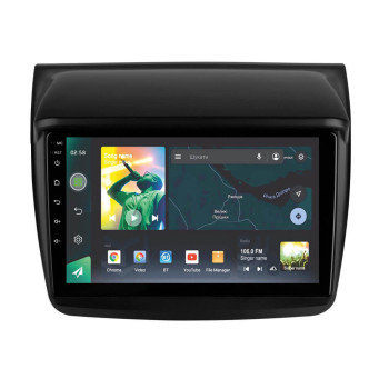 Штатна магнітола Sigma X9464 4+64 Gb Mitsubishi Pajero Sport 2 L200 Triton 2008-2016 (CAN BUS) 9"