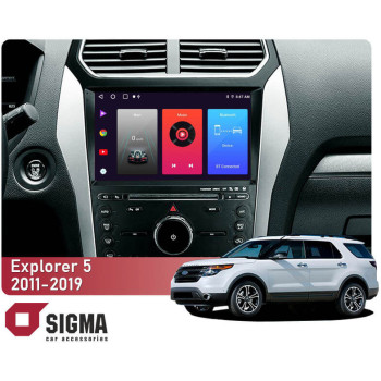 Штатная магнитола Sigma F10216 2+32 Gb Ford Explorer 5 2011-2019 (B) 10"