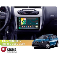 Штатная магнитола Sigma X9232 2+32 Gb Seat Altea 5P (Left hand drive) 2004-2015 9"