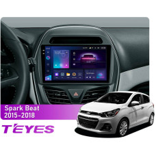 Штатна магнітола Teyes CC3 2k 6+128 Gb Chevrolet Spark Beat 2015-2018 (F2) 9"