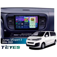 Штатная магнитола Teyes CC4 Pro 2k 8+128 Gb Citroen Jumpy 3/SpaceTourer 1, Peugeot Expert 3 2016-2021 9"