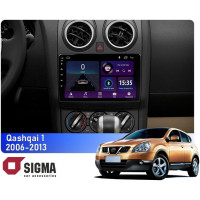 Штатная магнитола Sigma E9232 2+32 Gb Nissan Qashqai 1 J10 2006-2013 (F2) 9"
