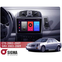 Штатная магнитола Sigma F10216 2+32 Gb Cadillac CTS 2002-2007, SRX 2003-2009 10"
