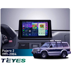 Штатная магнитола Teyes CC4 Pro 2k 8+128 Gb Mitsubishi Pajero 2 V30 V40 V20 1991-2004 9"