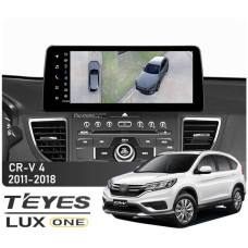 Штатная магнитола Teyes LUX ONE 6+128 Gb 360° Honda CR-V 4 RM RE 2011-2018 (B) 12.3"