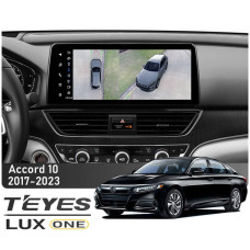 Штатная магнитола Teyes LUX ONE 6+128 Gb 360° Honda Accord 10 CV 2017-2023 (B) 12.3"