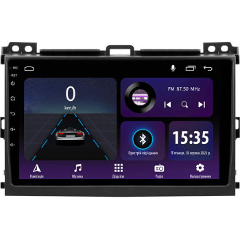 Штатна магнітола Sigma E9232 2+32 Gb Toyota Land Cruiser Prado 120 / Lexus GX470 J120 2002-2009 (F1) (A) 9"