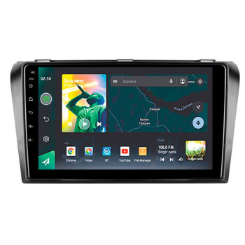 Штатна магнітола Sigma X9464 4+64 Gb Mazda 3 1 BK 2003-2009 9"