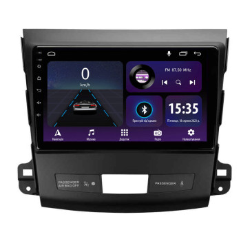 Штатна магнітола Sigma E9232 2+32 Gb Mitsubishi Outlander 2 CW0W 2005-2013 / Citroen C-Crosser 1 2007-2013 / Peugeot 4007 2007-2012 (A) 9"