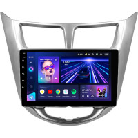 Штатная магнитола Teyes CC3L 4+64 Gb Hyundai Solaris 1 2010-2016 9"