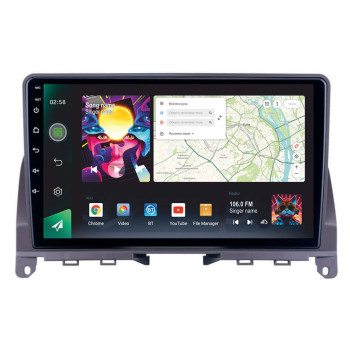 Штатна магнітола Sigma Pro 9464 4+64 Gb Mercedes-Benz C-Class 3 W204 S204 2006-2011 9"