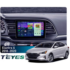 Штатная магнитола Teyes CC4 Pro 2k 8+128 Gb Hyundai Elantra 6 2018-2020 (B) 9"