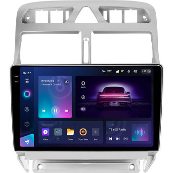 Штатна магнітола Teyes CC3 2k 4+64 Gb Peugeot 307 1 2001-2008 9"