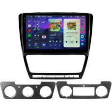 Штатная магнитола Teyes CC4 Pro 2k 12+256 Gb Skoda Octavia 2 A5 2008-2013 Black 10"
