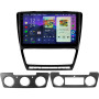 Штатная магнитола Teyes CC4 Pro 2k 12+256 Gb Skoda Octavia 2 A5 2008-2013 Black 10"