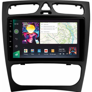 Штатна магнітола Sigma Pro 9464 4+64 Gb Mercedes-Benz C-Class S203 CL203 W203 2000-2004 (F1) 9"