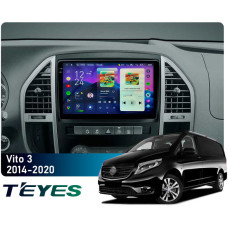 Штатная магнитола Teyes CC4 Pro 2k 8+128 Gb Mercedes-Benz Vito 3 W447 2014-2020 10"