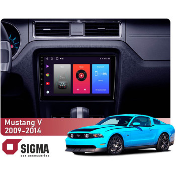 Штатная магнитола Sigma F10216 2+32 Gb Ford Mustang 5 S-197 2009-2014 (F1) 10"