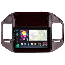 Штатна магнітола Sigma Pro 9464 4+64 Gb Mitsubishi Pajero 3 V70 V60 1999-2006 (brown) 9"