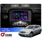 Штатная магнитола Sigma E9232 2+32 Gb Mercedes-Benz R-Class W251 R280 R300 R320 2005-2017 (F2) button 9