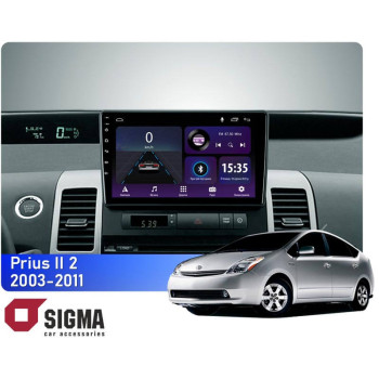 Штатная магнитола Sigma E9232 2+32 Gb Toyota Prius XW20 2 2003-2011 (F2) 9"