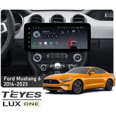 Штатна магнітола Teyes LUX ONE 6+128 Gb Ford Mustang 6 S550 2014-2023 12.3"