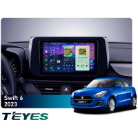 Штатная магнитола Teyes CC4 Pro 2k 8+128 Gb Suzuki Swift 6 2023 9"