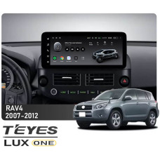 Штатна магнітола Teyes LUX ONE 6+128 Gb Toyota RAV4 XA30 2007-2012 12.3"