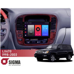Штатная магнитола Sigma F10216 2+32 Gb Lexus LX470 J100 1998-2003 (F2) 10