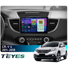 Штатная магнитола Teyes CC4 Pro 2k 8+128 Gb Honda CR-V 4 RM RE 2011-2018 (B) 10"