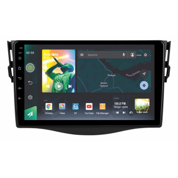 Штатная магнитола Sigma X9464 4+64 Gb Toyota RAV4 3 XA30 2005-2016 (F1) 9"