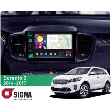 Штатна магнітола Sigma Pro 108128 2k 8+128 Gb Kia Sorento 3 2014-2017 (B) 10"