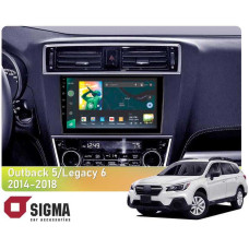 Штатная магнитола Sigma X9232 2+32 Gb Subaru Outback 5 2014-2018, Legacy 6 2014-2017 9"