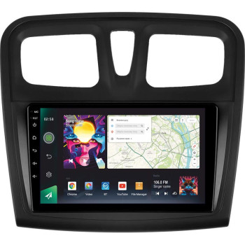 Штатна магнітола Sigma Pro 9464 4+64 Gb Renault Logan 2 2012-2022, Sandero 2 2013-2022 (F1) (A) 9"