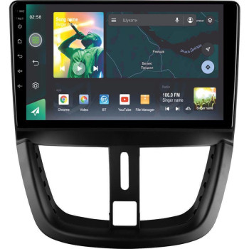 Штатна магнітола Sigma X9464 4+64 Gb Peugeot 207 2006-2015 9"