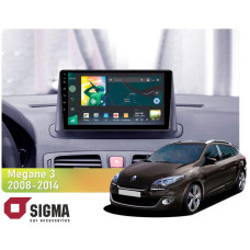 Штатная магнитола Sigma X9232 2+32 Gb Renault Megane 3 2008-2014 9"
