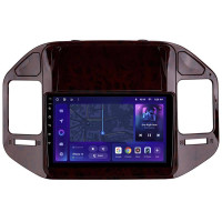 Штатна магнітола AMS MOSS M2 4+32 Gb Mitsubishi Pajero 3 V70 V60 1999-2006 (brown) 9"