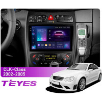 Штатная магнитола Teyes CC3 2k 6+128 Gb Mercedes-Benz CLK-Class C209 A209 2002-2005 (F2) 9"