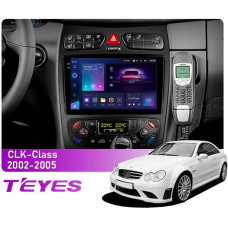 Штатна магнітола Teyes CC3 2k 6+128 Gb Mercedes-Benz CLK-Class C209 A209 2002-2005 (F2) 9"